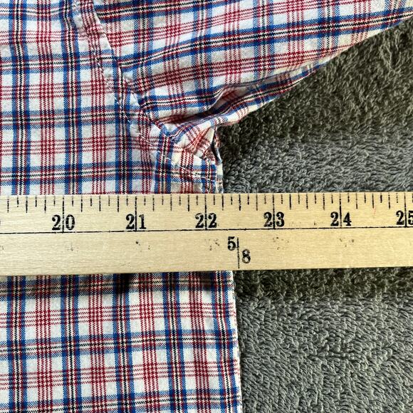 Carhartt Work Shirt Mens Medium Red Plaid Button Up Long Sleeve Outdoor Casual - Picture 9 of 9
